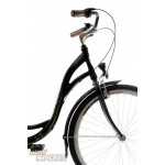 Mestský bicykel 28 Fuzlu California 3S Hliníkový Čierny